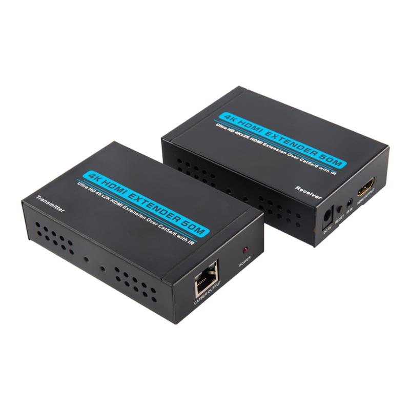 V1.4 4K HDMI Extender 50m trên cáp đơn cat5e \/ 6 Hỗ trợ Ultra HD 4Kx2K \/ 30Hz